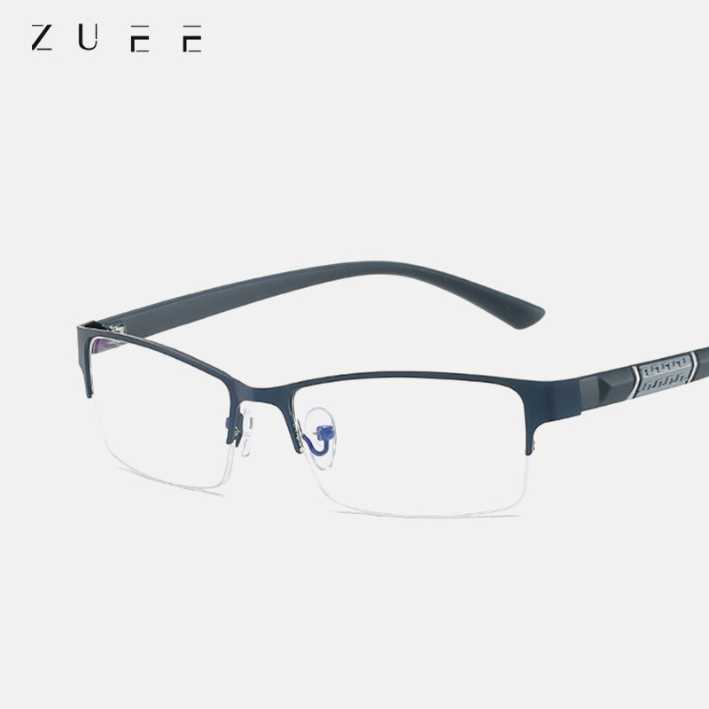 ใหม่ย้อนยุคแนวแฟชั่นแว่นตาผู้ชายและผู้หญิง Kacamata Baca สำนักงานธุรกิจคลาสสิกสแควร์ Anti-Blue แว่นตา