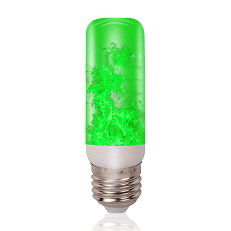 Bombilla LED de llama parpadeante, lámpara E27 de efecto de fuego simulado, decoración de fiesta de navidad