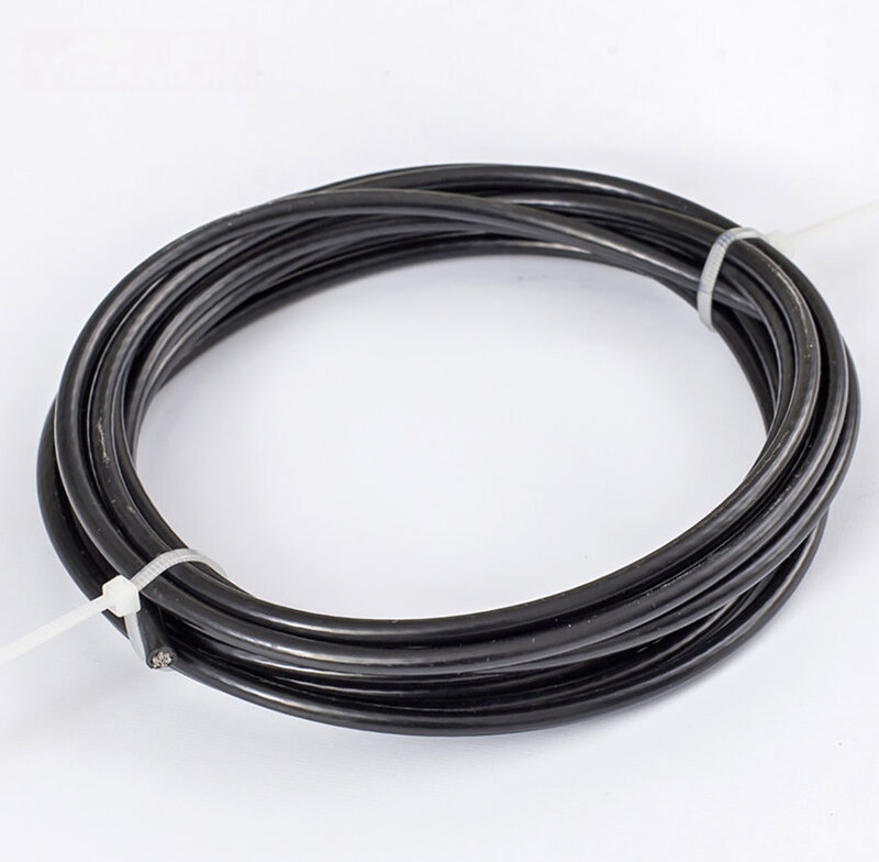 Câble métallique enduit de PVC noir en acier inoxydable 304, câble flexible, ULà tout, câble souple, 7x7/7x19, 1mm, 1.2mm-6mm