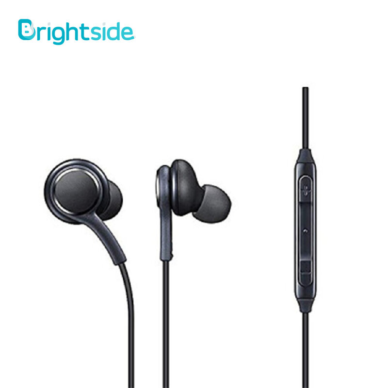 Brightside Original 3.5mm Wired Stereo Earphones Deep Bass Music Sports Earphone Hands-free Call with Microphone