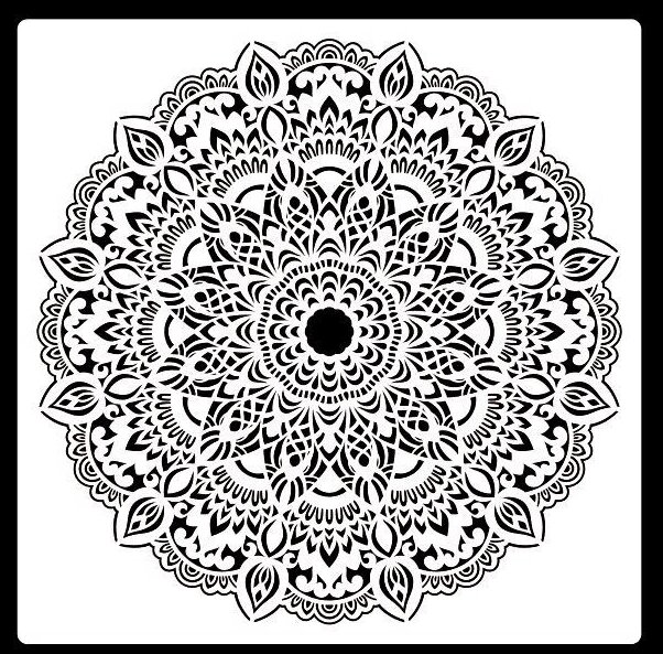 Ukuran 30*30Cm Diy Kerajinan Cetakan Mandala untuk Lukisan Stensil Dicap Album Foto Timbul Kartu Kertas Pada Kayu, Kain, Stensil Dinding