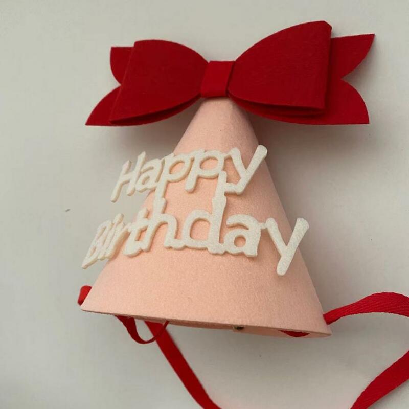 Sombrero de cumpleaños de moda, gorro de algodón con patrón, divertido, para celebración, fiesta de cumpleaños