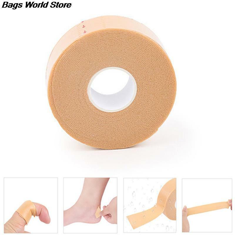 1roll Multi-functional Bandage Rubber Plaster Tape Self-adhesive Elastic Wrap Anti-wear Waterproof Heel Sticker Foot Pad