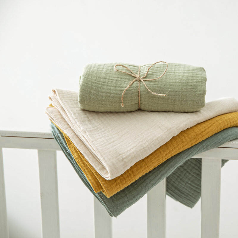 Mouchoir en mousseline pour bébé, 55x72.5cm, serviette de bain pour nouveau-né, gant de toilette pour le visage