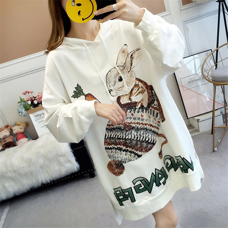 Autumn Winter Maternity Clothes Hoodies Sweatshirt Long Sleeve Hooded Sweater Casual Pregnant Women Blouse Shirt Pullover Top