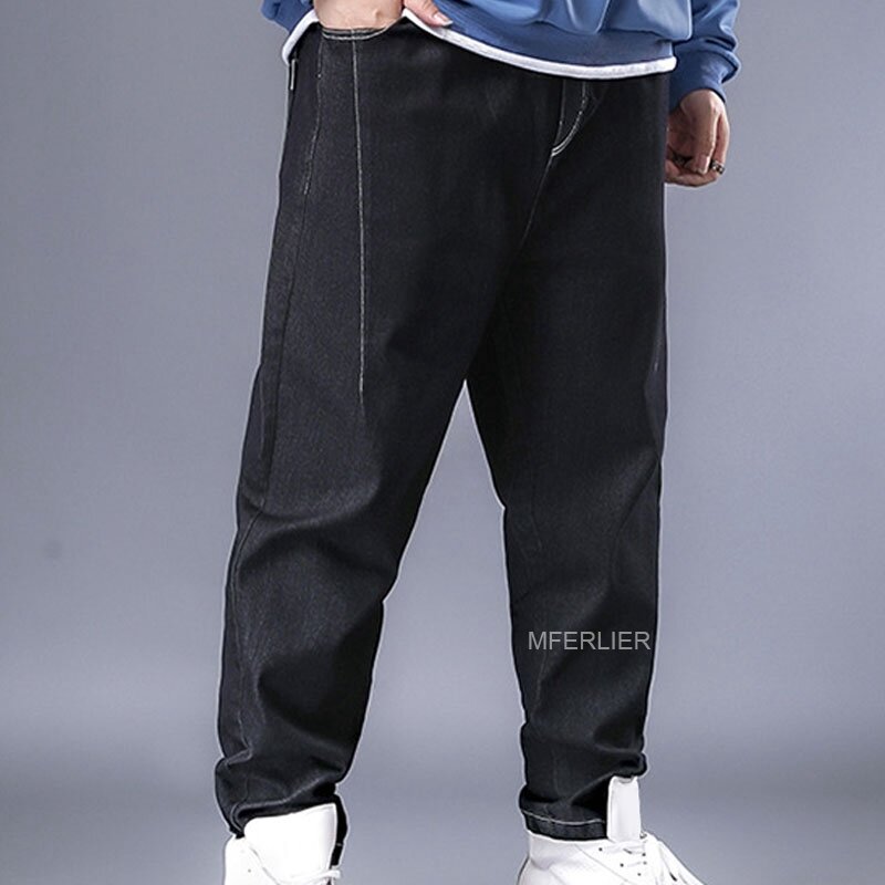 MFERLIER Autumn Spring Jeans Men 7XL 140kg 5XL 6XL Large Size Trousers