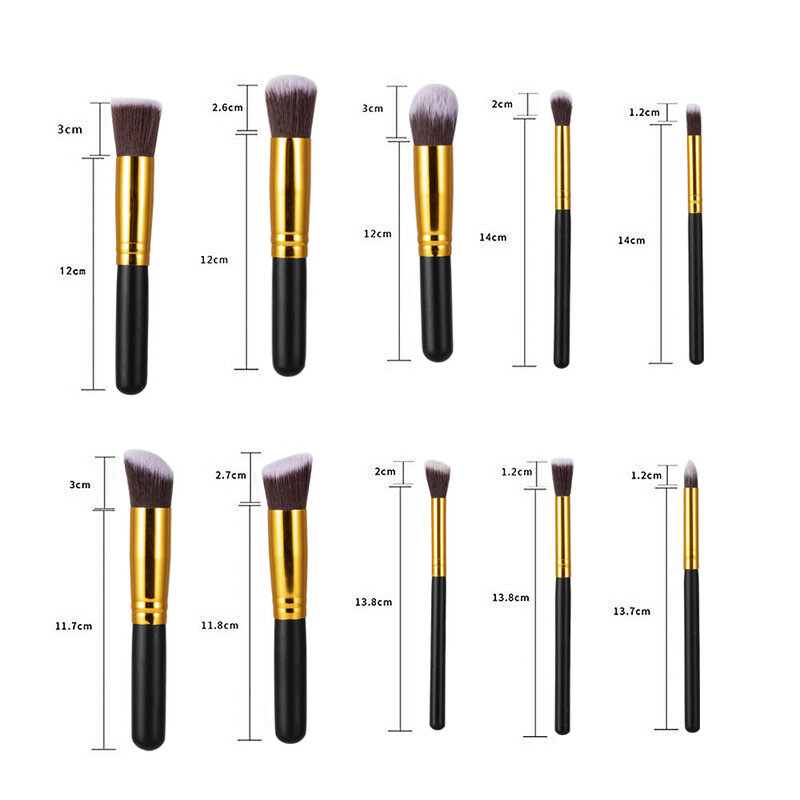 20 Pcs Makeup Brushes Set Eye Shadow Foundation Powder Eyeliner Eyelash Lip Brush Cosmetic Beauty Tool Kit Rangement Maquillage