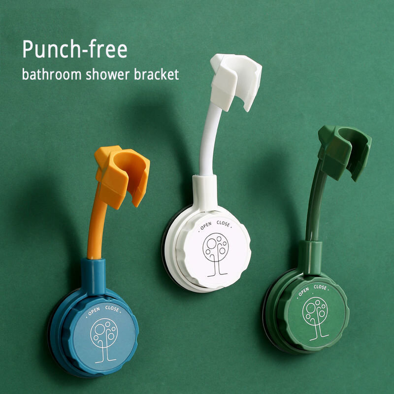 1 Buah Pemegang Shower Cup Hisap Pemegang Kepala Shower Yang Dapat Disesuaikan Universal Kamar Mandi Bracket Nozzle Base Stand Punch-Free Rotation