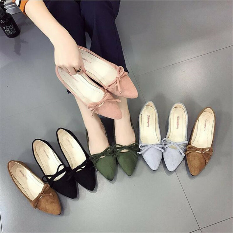 YEELOCA 2020 m002 Spring South korean style Square head soft rubber sole with low heel work shoes KZ023