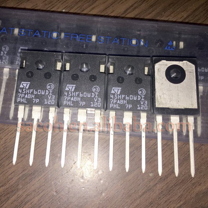 5 piezas STGWA45HF60WDI 45HF60WDI o STGWA35HF60WDI 35HF60WDI TO-247 50A 600V IGBT Ultra rápido