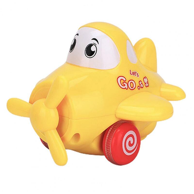 귀여운 만화 장난감 부드러운 플라스틱 항공기 장난감 관성 항공기 모델 조기 교육 장난감 선물 아이
