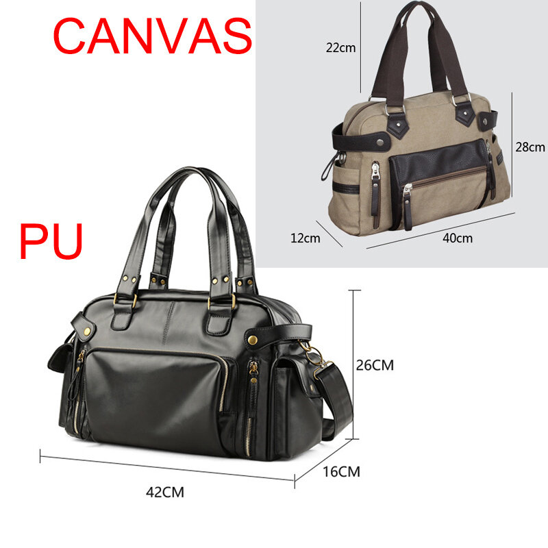 Men's Soft Leather Briefcase For Laptop Tote Bags Business Shoulder Messenger Handbag Leisure Large Travel Bags Black XA158C