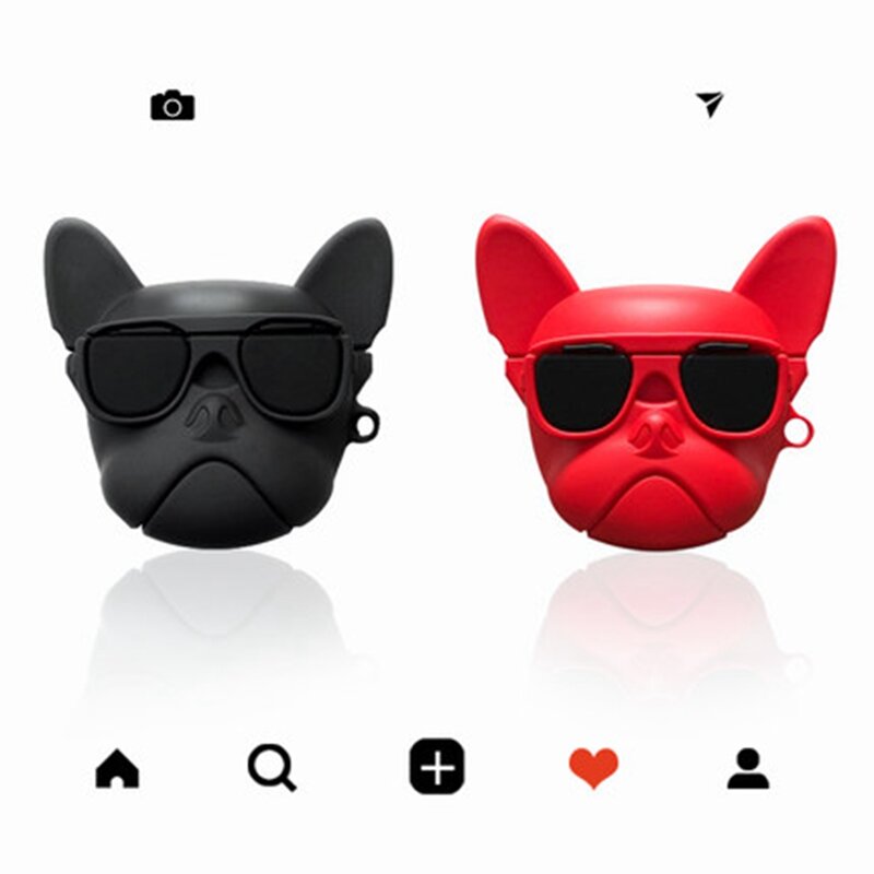 3D Kopfhörer Fall Für Airpods Pro Fall Silikon Bär Kaninchen Schwein Hund Cartoon Kopfhörer/Earpods Abdeckung Für Apple Air schoten Pro 3 Fall