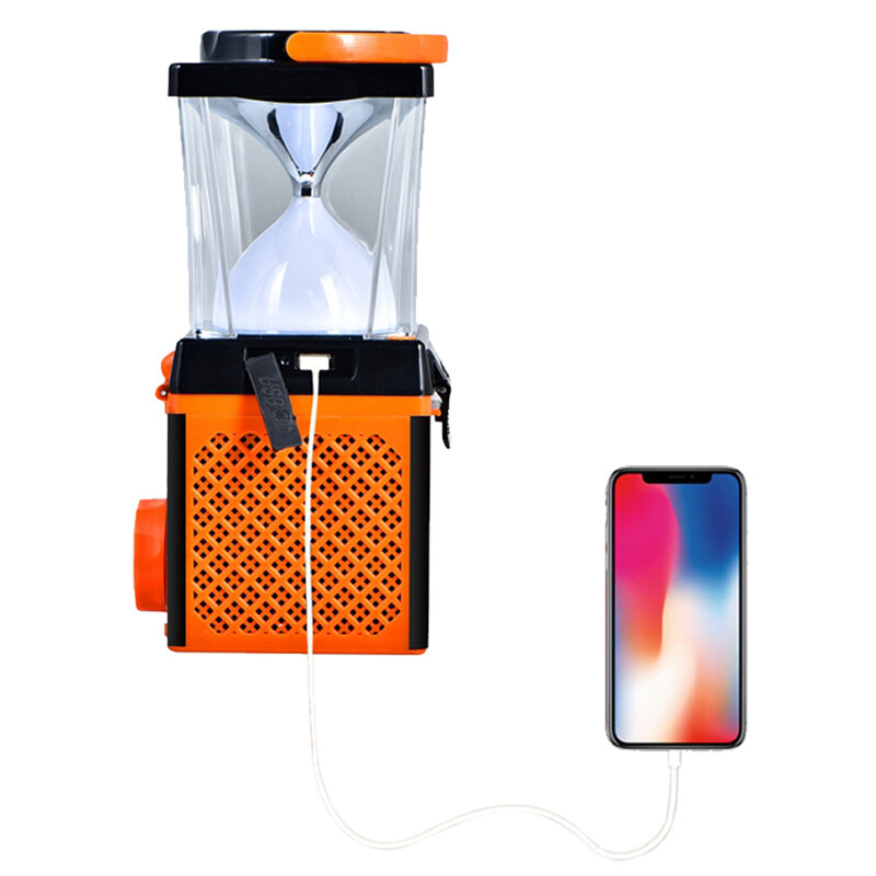 HoneyFly NipSalt-Lanterne LED portable pour eau de mer, chargeur de saumure, lumière de voyage, lampe d'urgence, USB, camping, randonnée, extérieur