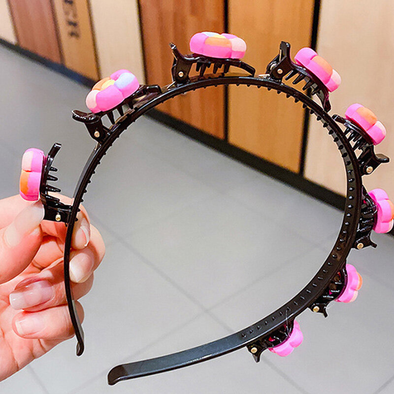 Nette Blume Haar Band für Mädchen Kind Haar Clip Handgemachten Erdbeere Haarbänder Geburtstag Geschenke Headwear Stirnband Haar Zubehör