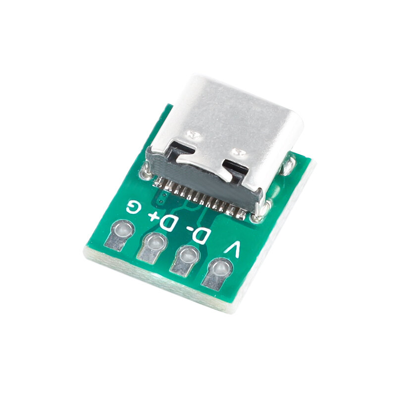 Adaptador de placa PCB de prueba de 16 Pines, conector USB 3,1 tipo C, 10 piezas/5 piezas, 16 P, para transferencia de Cable de línea de datos