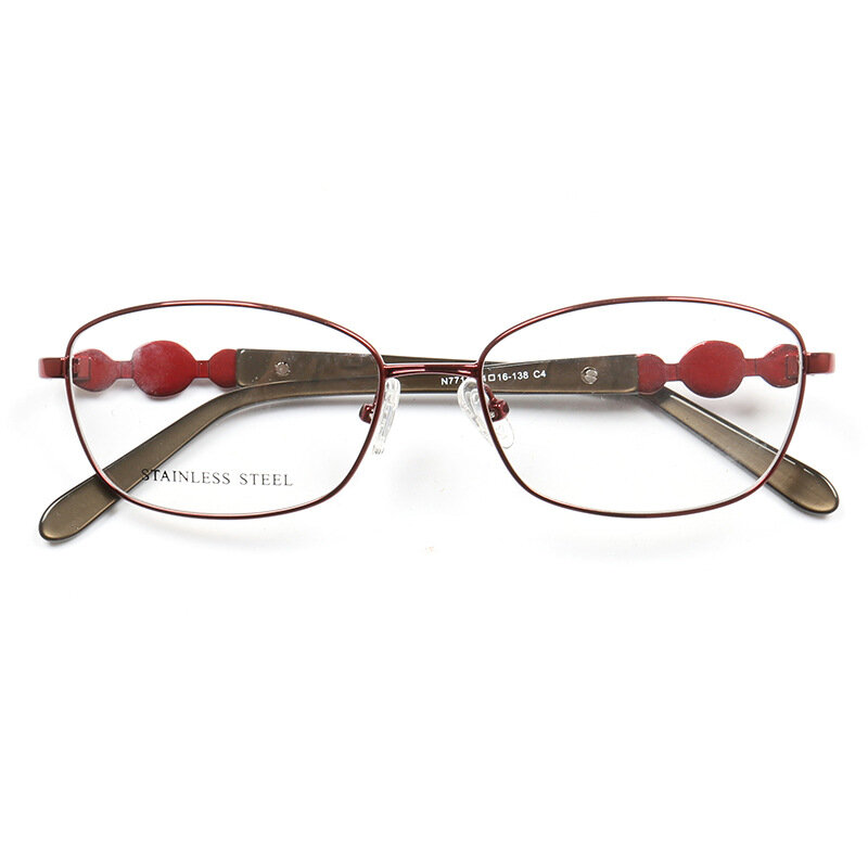 Gafas clásicas para miopía con ladrillos incrustados, a la moda para mujer, con lentes Anti luz azul