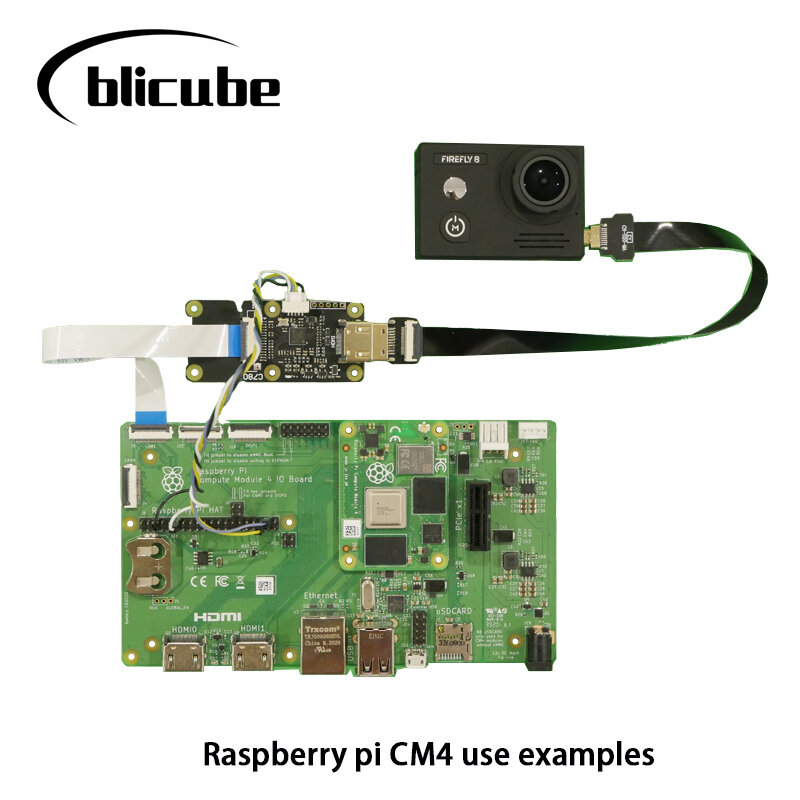 C790 1080P 60Hz HDMI IN to CSI-2 Adapter & I2S  BliKVM and PiKVM "KVM over IP" board, supports audio and backpower mitigation.