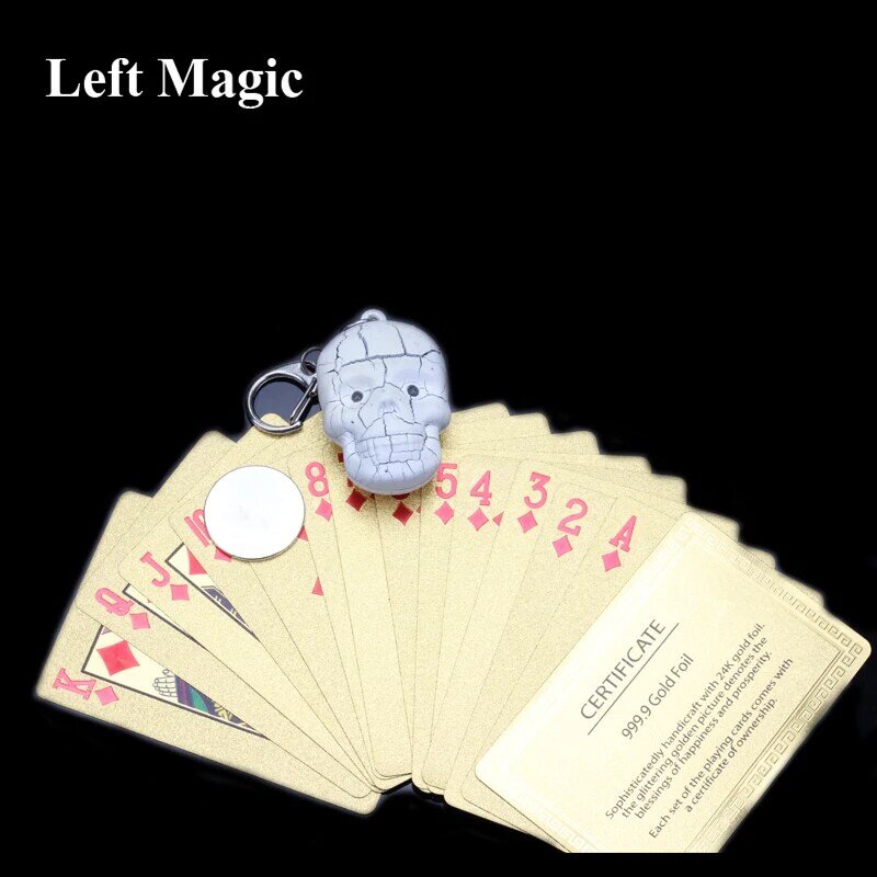 Schädel Finding Karten Magie Tricks Schädel Prophecy Suchanfrage Spielkarten Magie Requisiten Close-Up Karte Magie Zubehör C2091