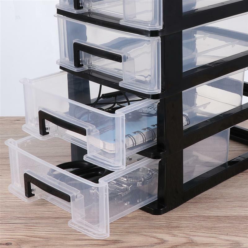 Opslag Lade Laden Plastic Organizer Kast Box Closet Unit Met Type Desktop Plank Stapelen Meubels Bins Borst Laag