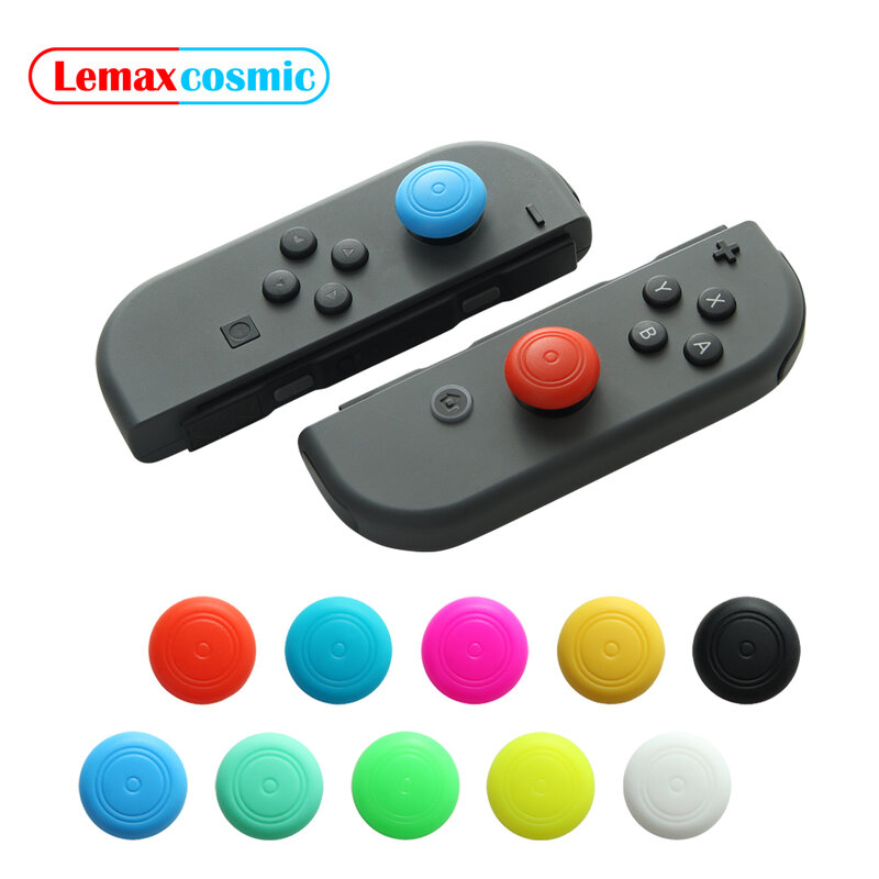 Joystick de silicona suave para Nintendo Switch Lite, Thumb Stick Grip, Gel Guard Cap, Joy-Con, NS Controller Thumbstick Case