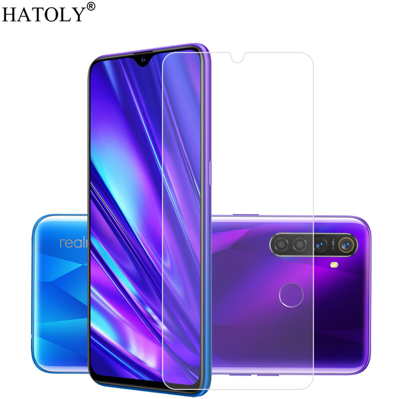 2PCS For OPPO Realme 5 Pro Glass For Realme 5 Pro Tempered Glass Film 9H Glue Hard Phone Screen Protector Glass for Realme 5 Pro