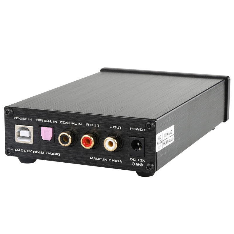 ใหม่ FX-AUDIO DAC-X6 MINI HIFI 2.0 Digital Audio Decoder DAC USB/Coaxial/Optical เอาต์พุต RCA/เครื่องขยายเสียง 24Bit/96KHz DC12V