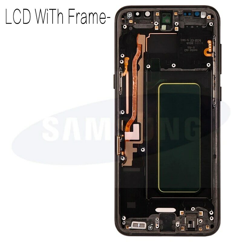 Супер AMOLED S8 дисплей с тенью для SAMSUNG Galaxy S8 G950 G950F LCD S8 Plus G955 G955F сенсорный экран дигитайзер Ремонт