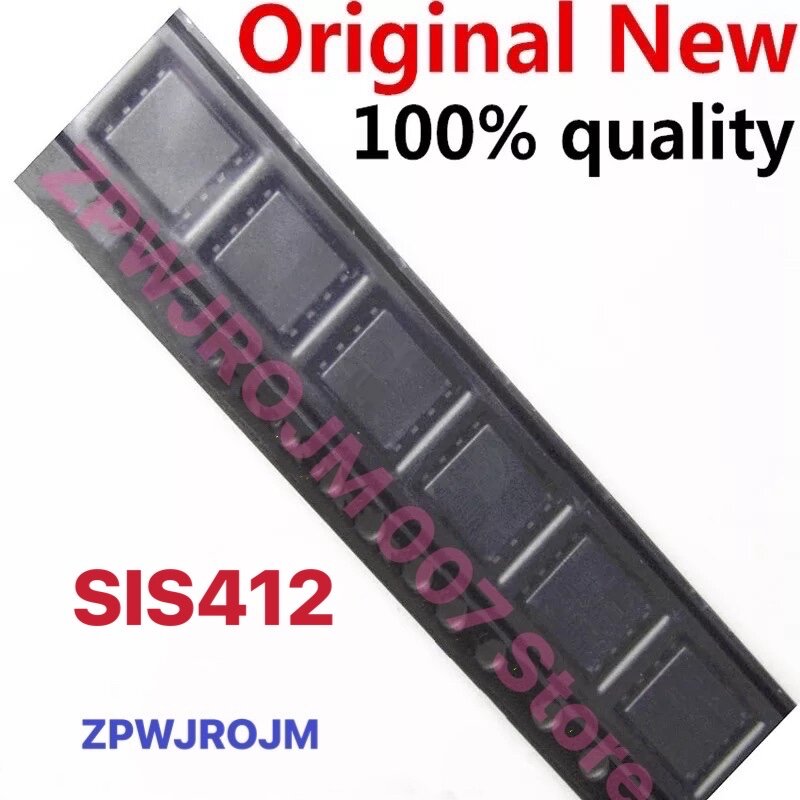 Lot de 20 pièces SIS412DN SIS412 S412 MOSFET QFN-8