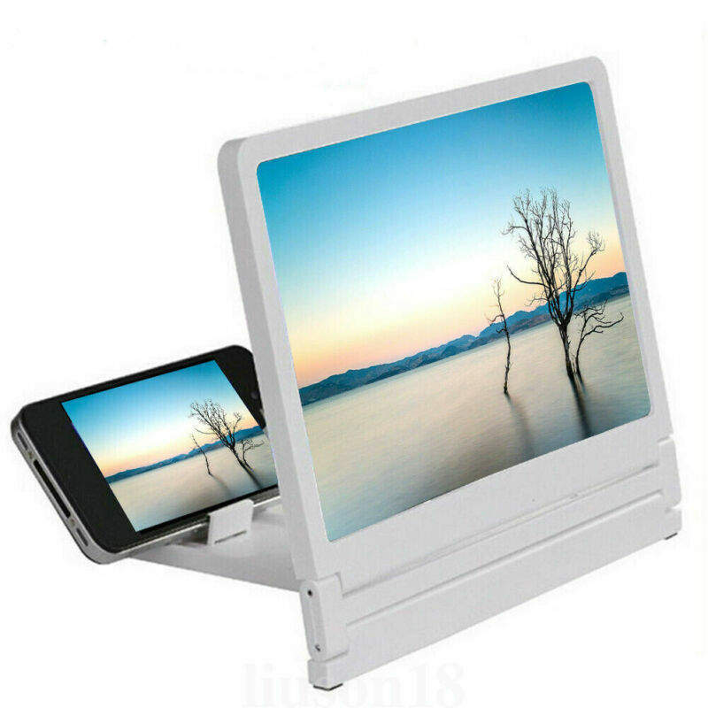 Heißer verkauf Universal Lupe Glas 3D Film Bildschirm HD Verstärker Für Smart Telefon Halter und Steht