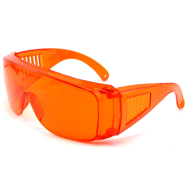 Óculos de proteção bp445nm com laser laranja e luz azul personalizado