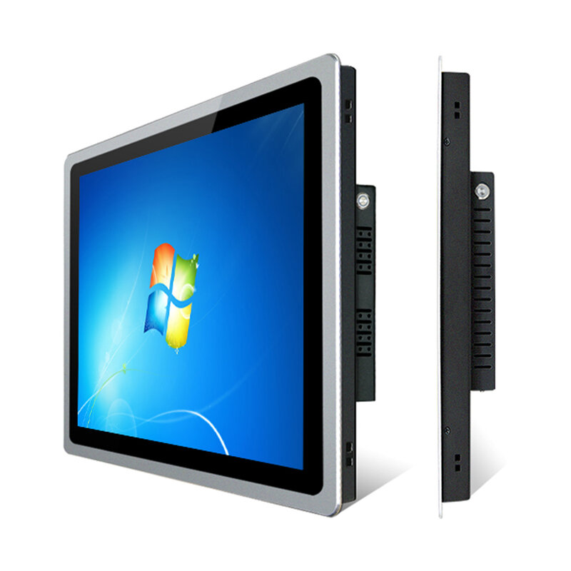 21.5 Inch Embedded Industrial All-in-one PC Panel Industrial mini Computer with Capacitive Touch Screen Built-in WiFi Win10 Pro