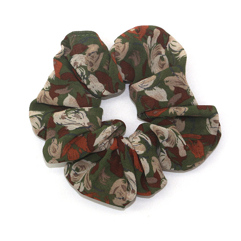 Hot Sales Women Hairband printing color cloth Elastic Hair Band Rubber Headband Scrunchie For Women hair accessories,ACC148