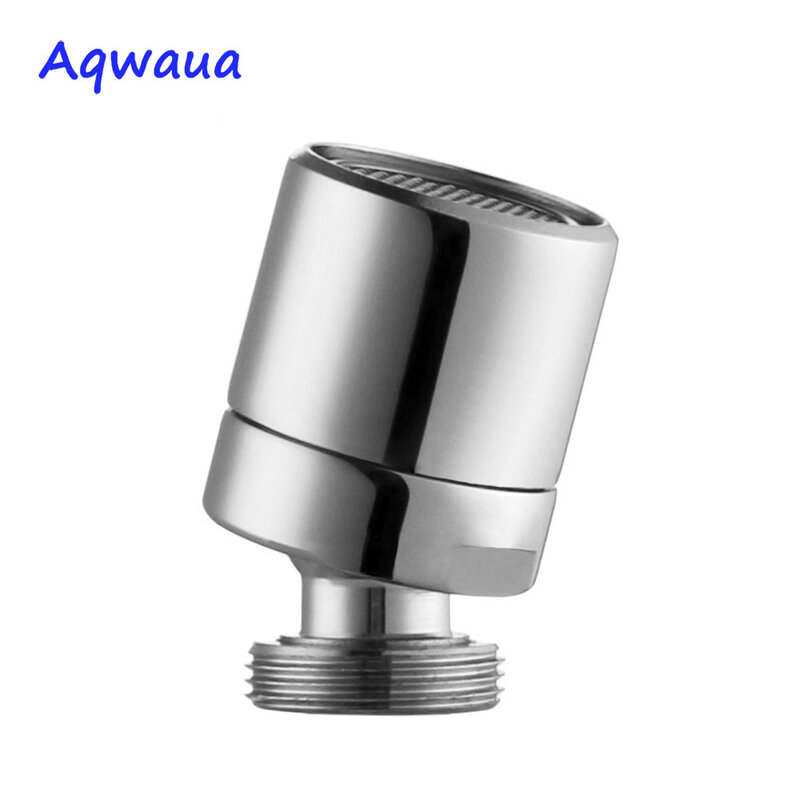 Aqwaua-aireador de cocina de ahorro de agua, grifo de rosca macho de 18 MM, aireador giratorio, grifo de bidé de latón, Caño, filtro burbujeador para grúa