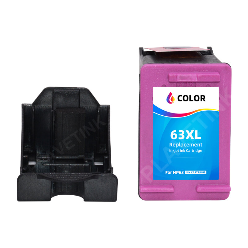 Plavetink-cartuchos de tinta 3PK para impresora HP63XL 63XL, hp63 63, Deskjet 1110, 1112, 2130, 2133, 2134, 3630