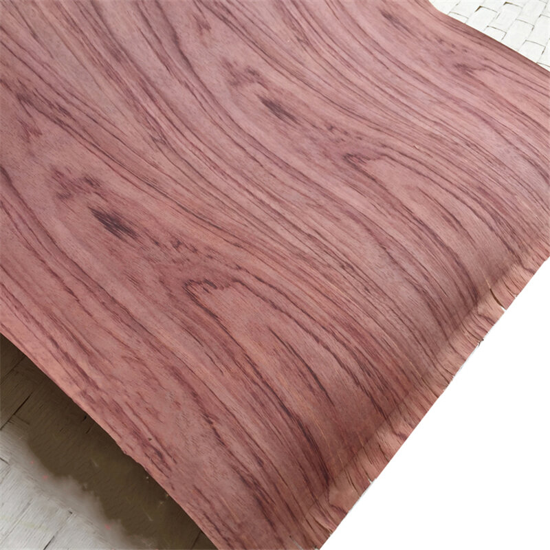 Impiallacciatura di legno di Sapele di zebrato di Bubinga naturale genuino ricostituito 3FC per mobili di circa 60x250cm 0.25mm di spessore