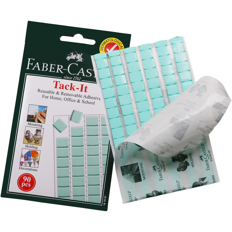 Faber Castell-Muñeca adhesiva extraíble para el hogar y la Oficina, arcilla Bjd para cosméticos, epoxi, ojos de vidrio, masilla colorida