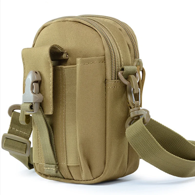 Outdoor Sports Molle Tactical cintura saco com cinto, repelente de água saco do telefone móvel, Running Bag, 5.5 ", 6", Novo, 2024