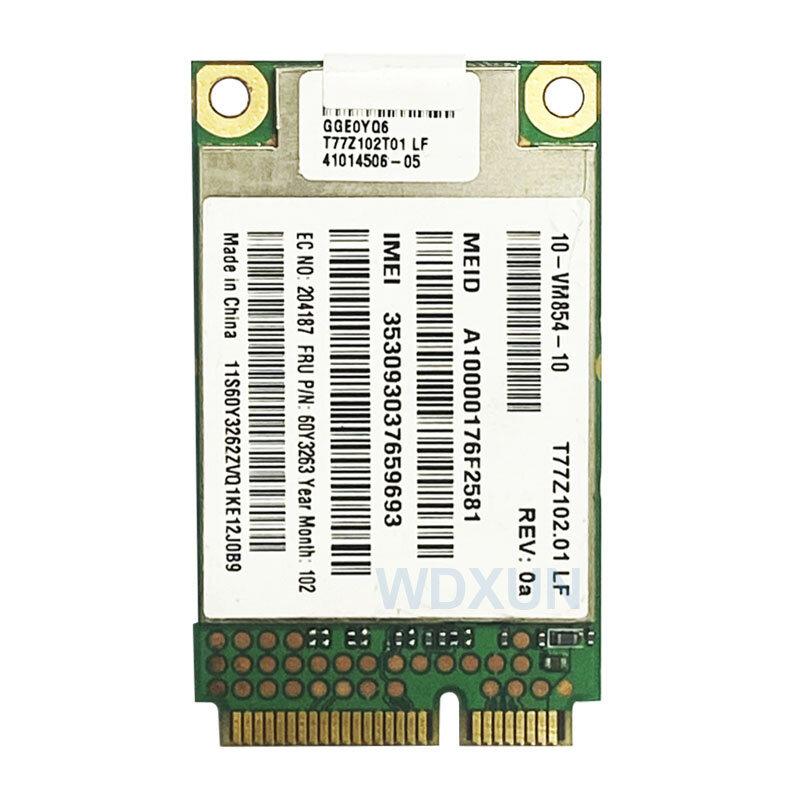 ขายส่ง Gobi2000 3G WWAN GPS การ์ด FRU 60Y3263สำหรับ IBM Lenovo Thinkpad T410 W510 T410s X120e