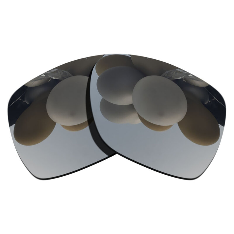 狭い光学系フレーム用の偏光サングラス交換レンズ-シルバー