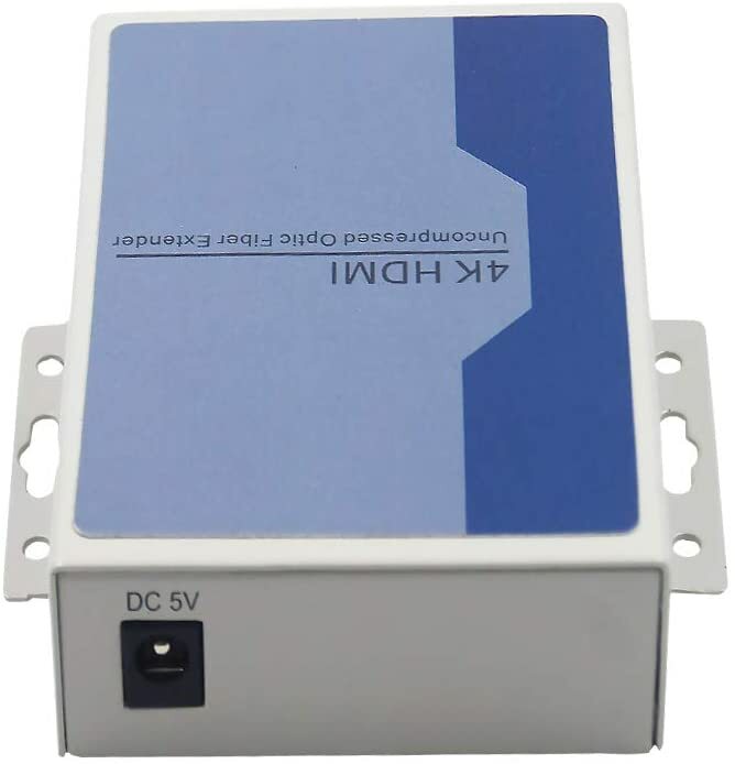 4K HDMI KVM 익스텐더 HDMI, 단일 광섬유 최대 20Km(12.4 마일) 비 압축 송신기 및 수신기