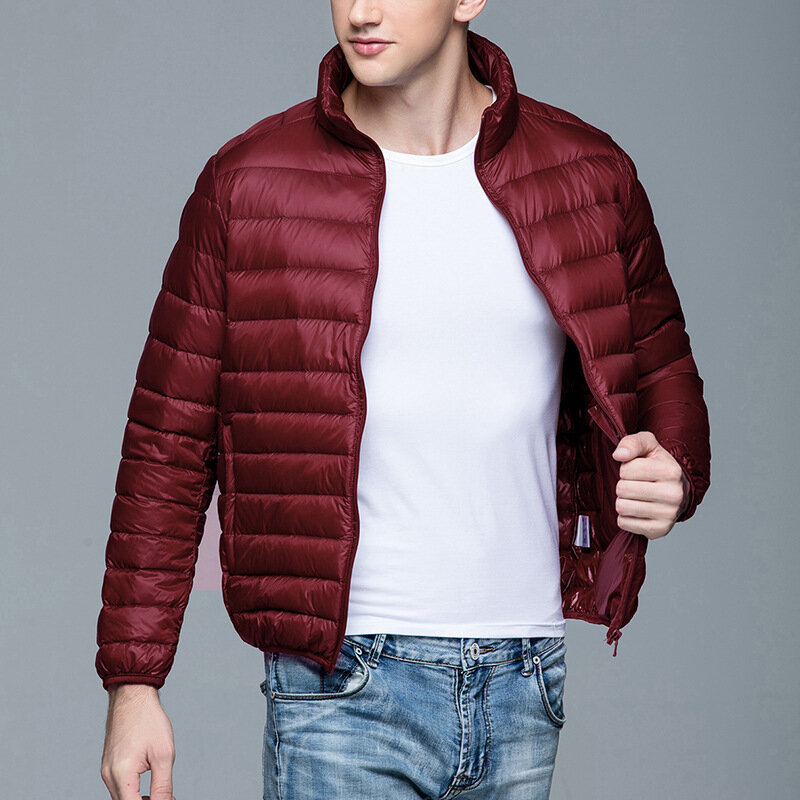 Jaqueta leve masculina com gola curta, casaco de penas, roupa masculina jovem, marca MRMT, nova, outono, inverno, 2022