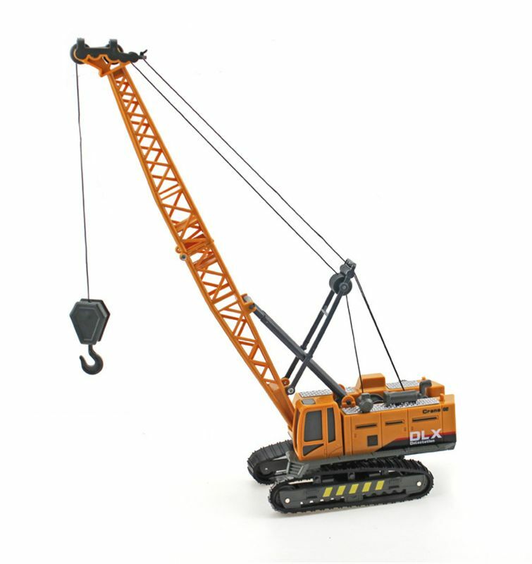 Crane Toy 1:50 Diecast ของเล่นวิศวกรรมรถบรรทุกรถแทรกเตอร์สูง