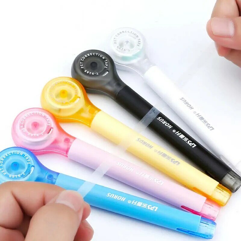 Creative Pen Shape Correction Tape Cute Colorful Corrector Tape Error correction Tools Office School Supplies Stationery 5mm*6m