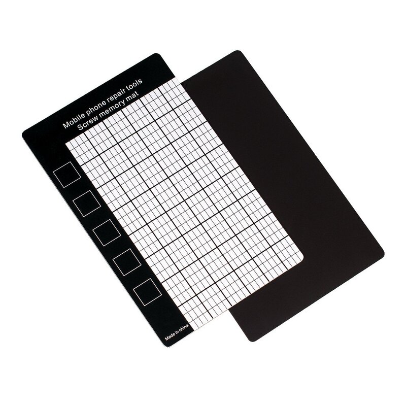 1PC K-888 Magnetic Mat Screw Mat Memory Chart Work Pad Mobile Phone Repair Tools 145 X 90mm Palm Size Fast Shipping