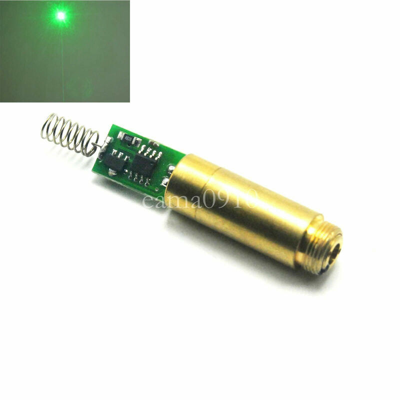 Module de Diode Laser vert, industriel/laboratoire, 3VDC 532nm 10mW 12x50mm, point en laiton