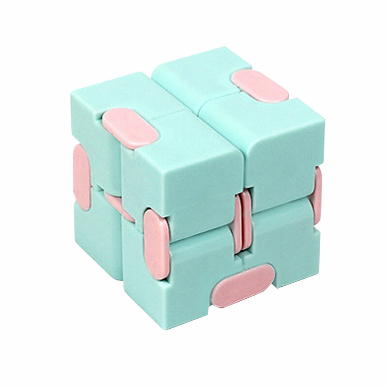 퍼즐 큐브 내구성 절묘한 감압 장난감 인피니티 매직 큐브 성인을위한 키즈 Fidget 케이스 Antistress 불안 책상 장난감
