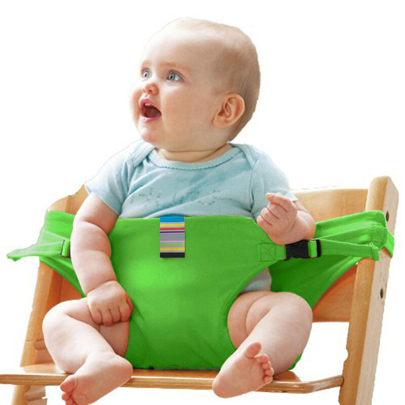 Siège de sécurité rond pliable pour bébé, chaise portable pour enfants, ceinture auxiliaire d'alimentation, voyage, salle à manger, déjeuner