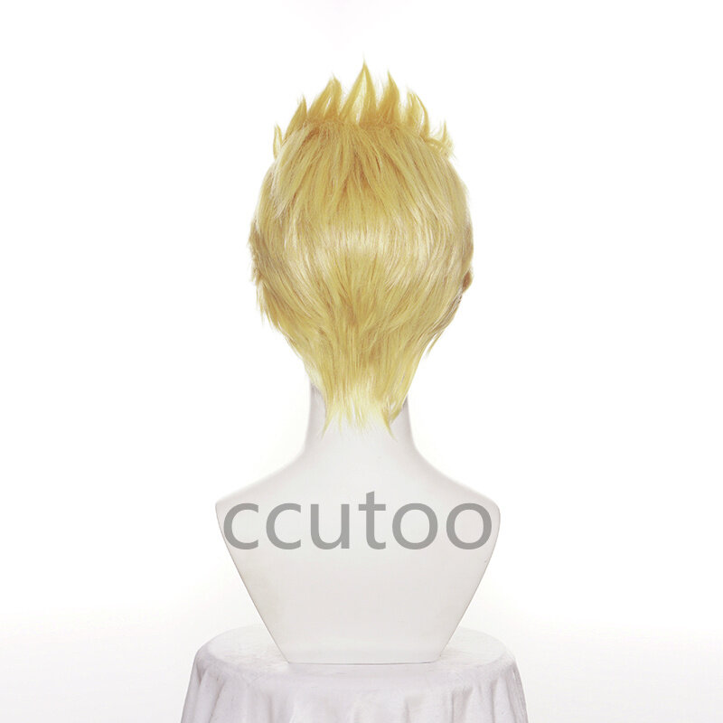 باروكة أنيمي هاناغاكي تاكيميشي تأثيري ، قصيرة ، ذهبية ، مقاومة للحرارة ، باروكات الشعر الاصطناعية ، قبعة شعر مستعار