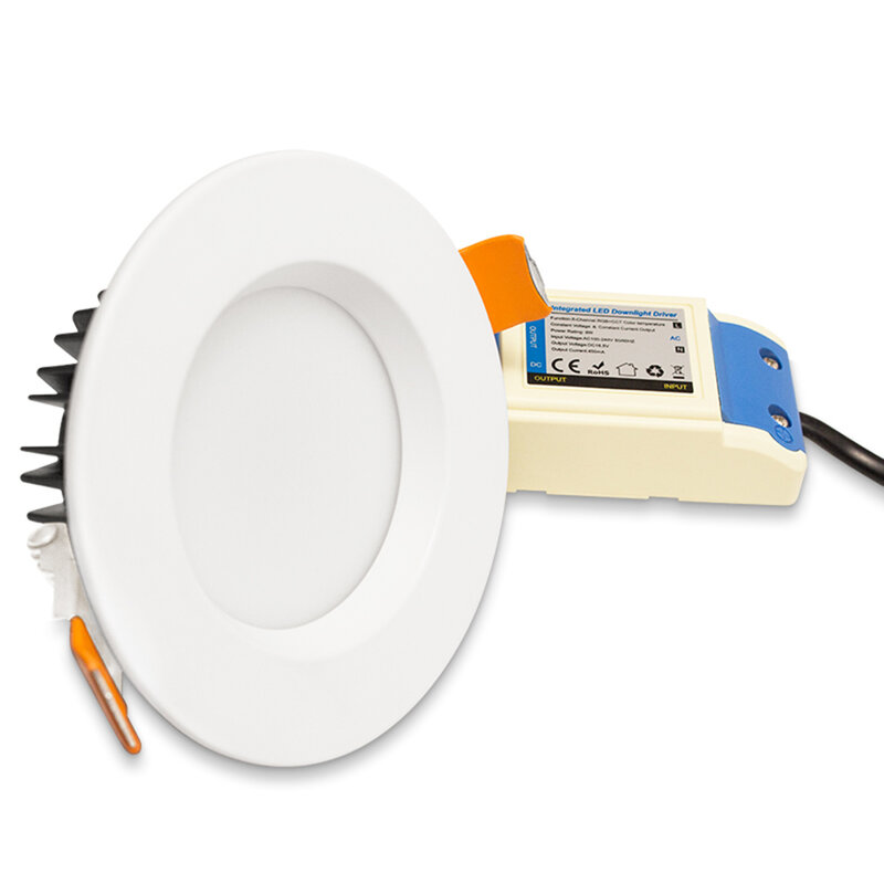 GLEDOPTO-Luz LED de 220V, 110V, 230V, AC Zigbee Light Link, RGBCCT, lámpara inteligente regulable para el hogar, 6W, 9W, 12W, luz descendente inteligente Echo